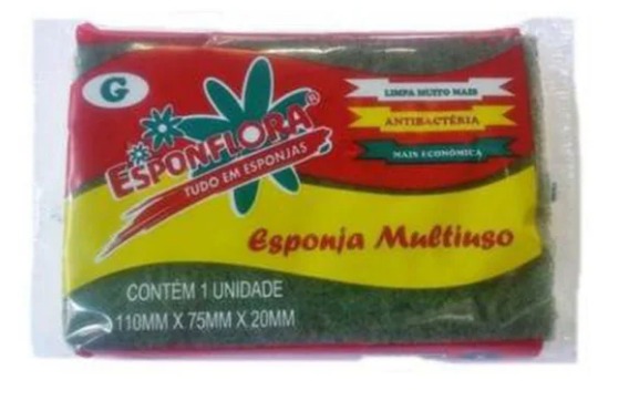 ESPONJA ESPONFLORA - Demétrio Distribuidora Caraguatatuba